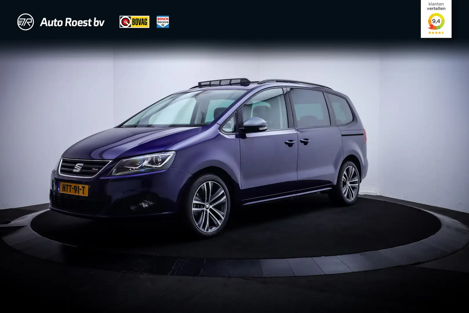 SEAT Alhambra 2.0TSI Dsg 220Pk FR-Intense PANO | BI XENON | LEDE Blauw - 1