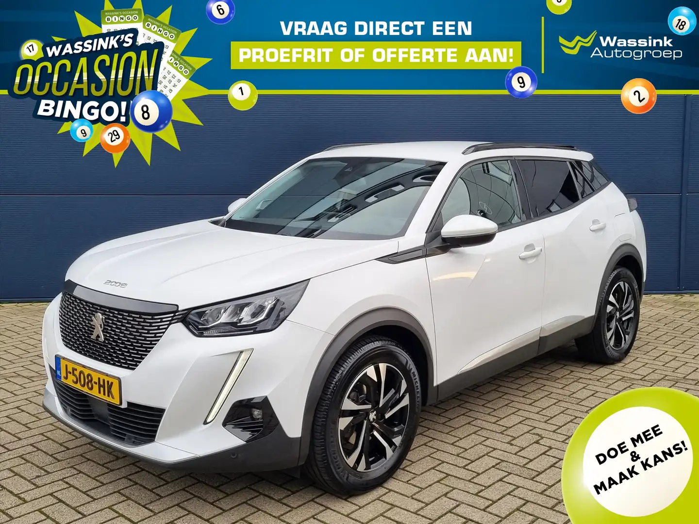 Peugeot 2008 1.2 Turbo 100pk Blue Lease Allure | Climate Contro Blanco - 1