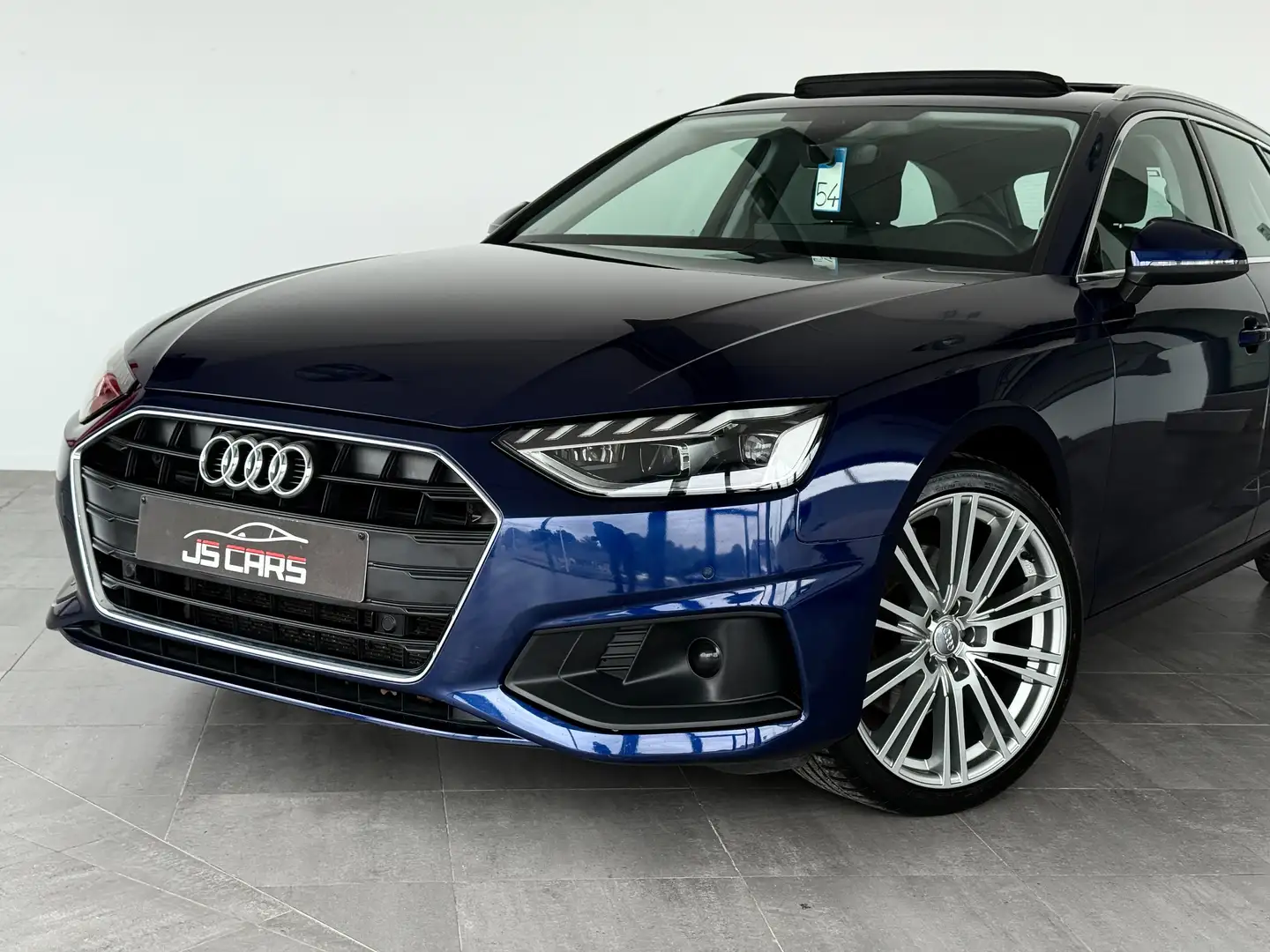 Audi A4 BREAK 2.0TDi-COCKPIT-T.O-GPS-CAMERA-JANTES19-PDC Bleu - 2