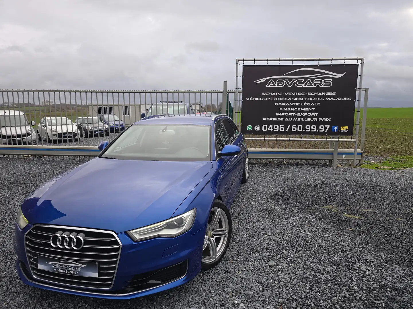 Audi A6 AVANT 3.0 TDi V6 Quattro S tronic EXPORT/MARCHAND Bleu - 1