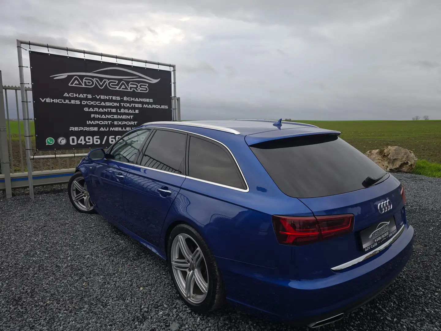 Audi A6 AVANT 3.0 TDi V6 Quattro S tronic EXPORT/MARCHAND Bleu - 2
