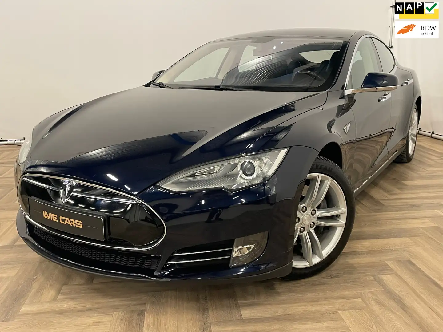 Tesla Model S 85 Base , FREE SUPERCHARGE, GRATIS LADEN , INRUIL Blauw - 1