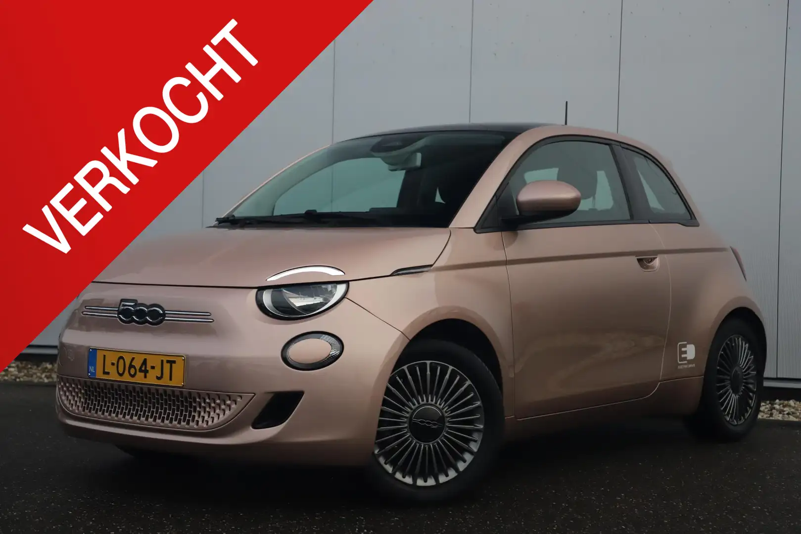 Fiat 500e Icon 42 kWh Fiat 500 Icon 42 kWh Automaat Panorama Jaune - 1