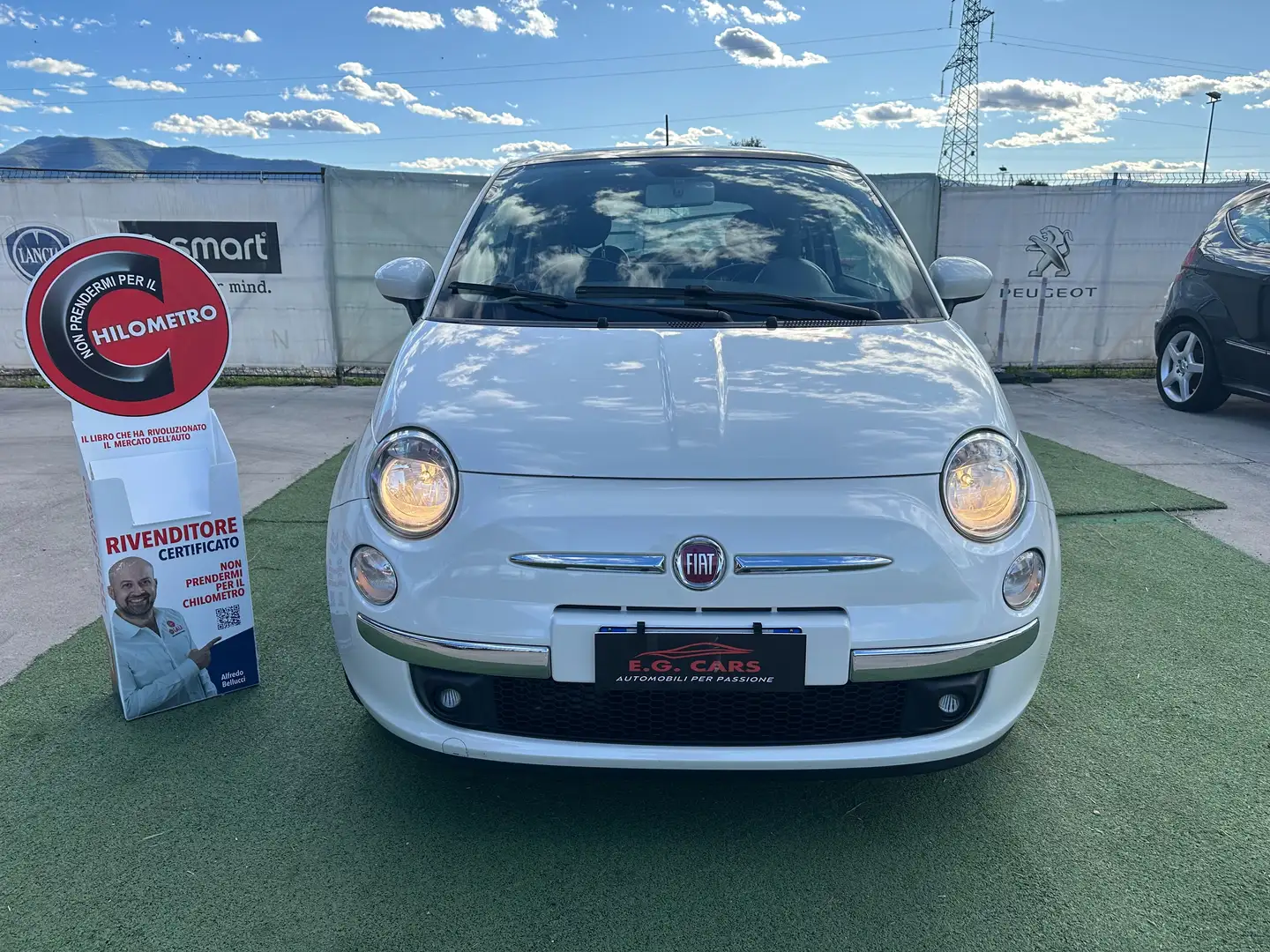 Fiat 500 1.3MJT*LOUNGE*95CV*TETTO*USB*BLUETOOTH* Weiß - 2