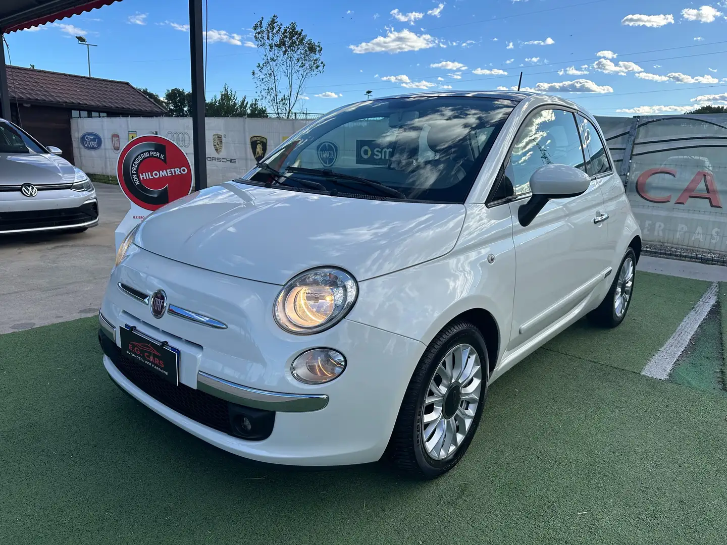 Fiat 500 1.3MJT*LOUNGE*95CV*TETTO*USB*BLUETOOTH* Weiß - 1