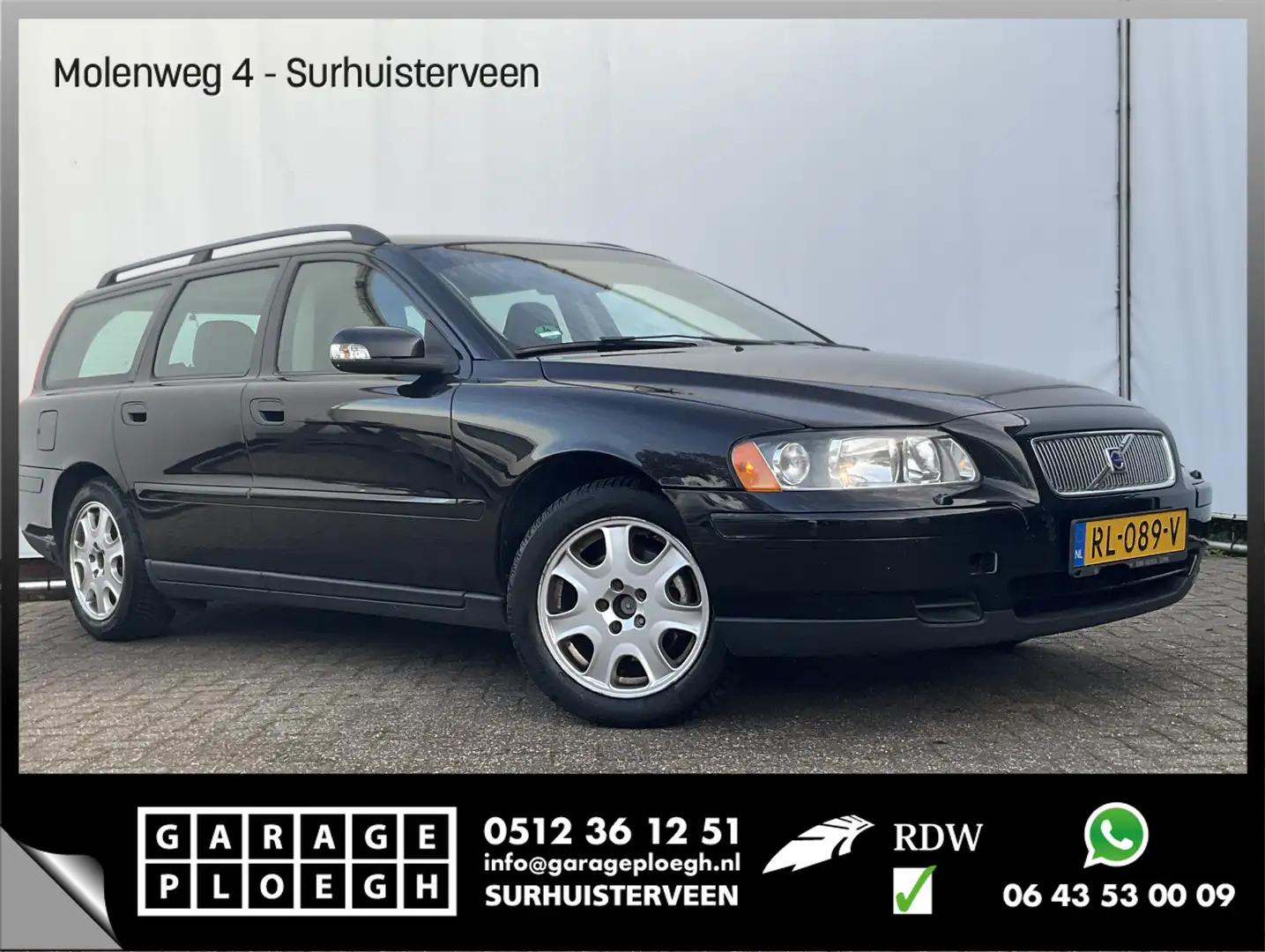 Volvo V70 2.4 Edition Classic LPG Trekhaak Cruise Stoelverw Negro - 1