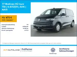 Volkswagen T7 Multivan KÜ kurz TDI | 6 SITZER | AHK | NAVI