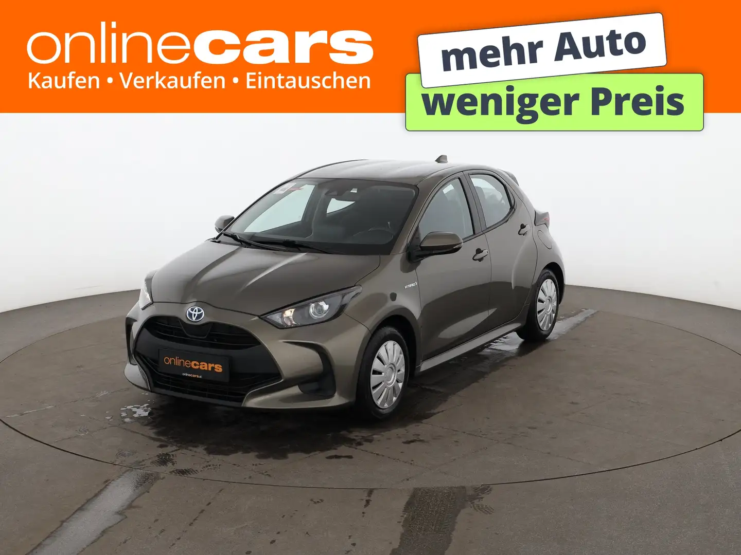 Toyota Yaris 1.5 VVT-i Hybrid Aut TEMPOMAT LANE-ASSIST Braun - 1