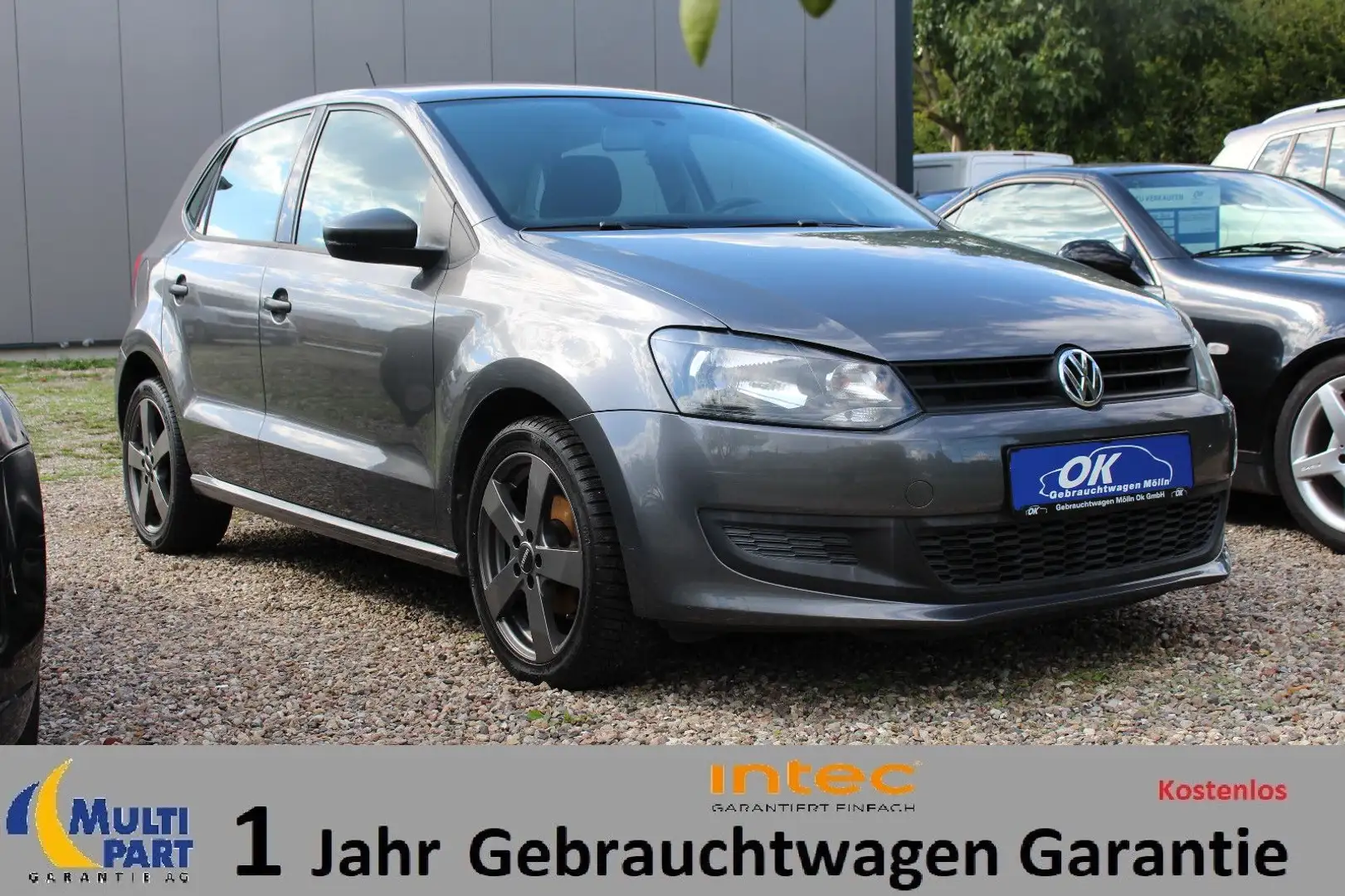 Volkswagen Polo V *S.Heft*1.Hand*Klima*HU/AU NEU Grau - 1
