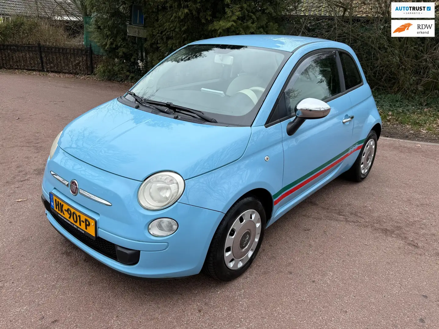Fiat 500 0.9 TwinAir Pop / Navi / Android CarPlay / Aux / A Blau - 1
