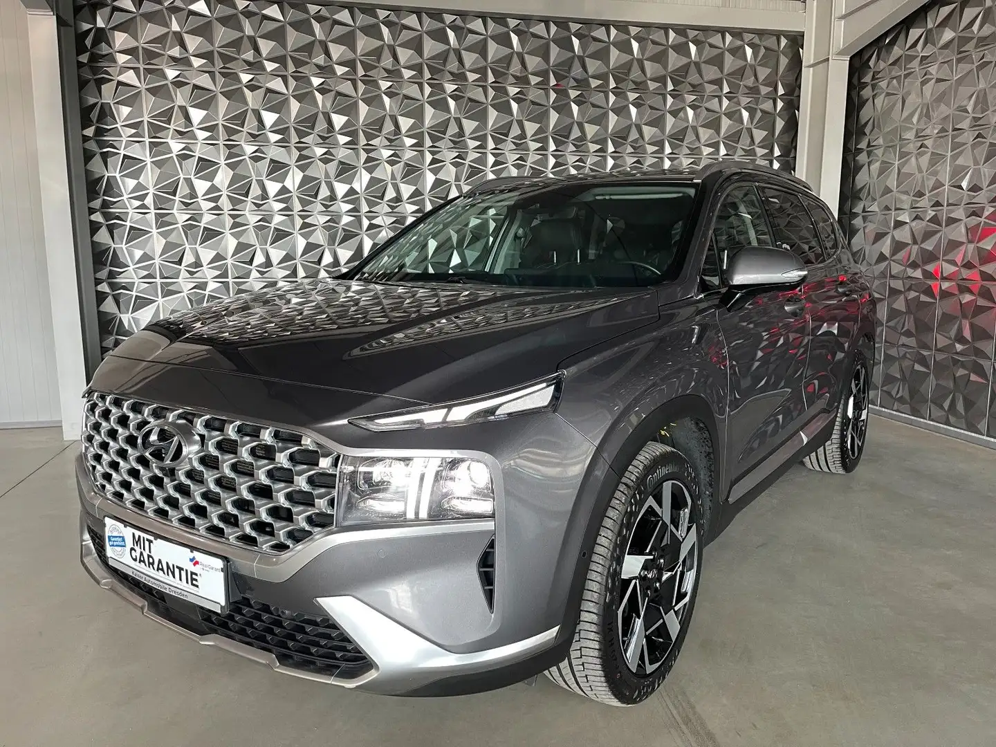 Hyundai SANTA FE Prime 4WD *LED*LEDER*VOLL*SpurAss*AHK* Grau - 1
