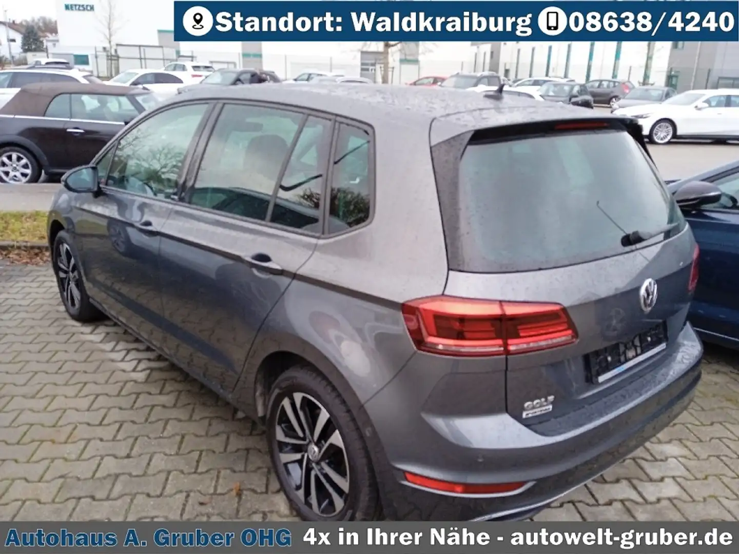 Volkswagen Golf Sportsvan LED+Media+Temp+8fach Gris - 2