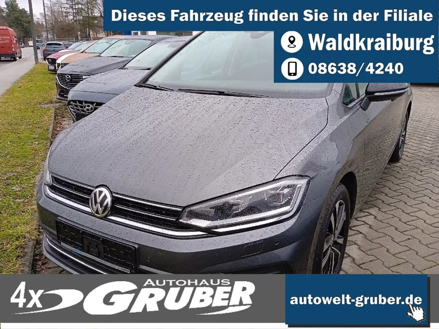 Volkswagen Golf Sportsvan LED+Media+Temp+8fach Gris - 1