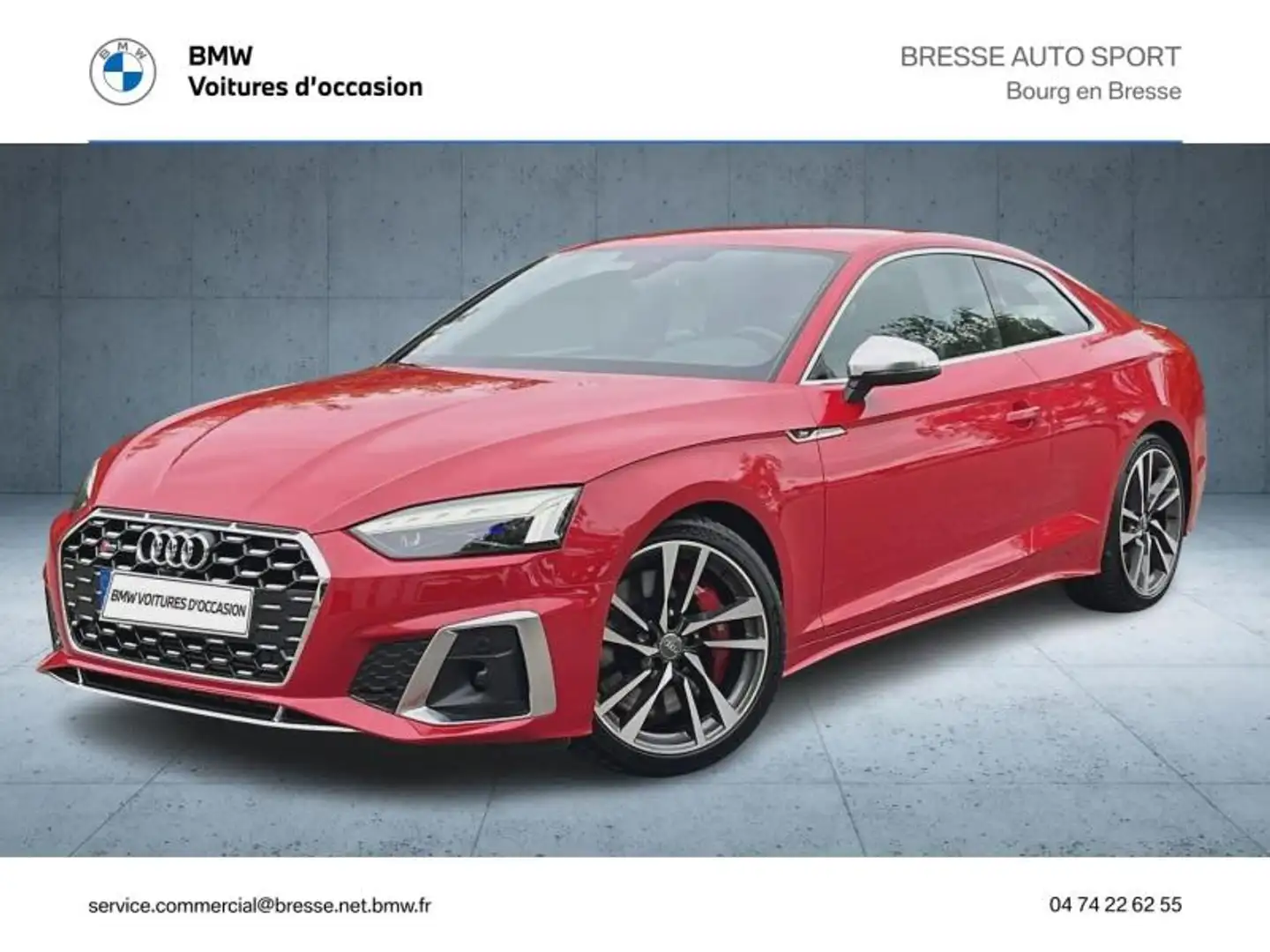 Audi S5 3.0 TDI 347ch quattro tiptronic 8 Rouge - 1