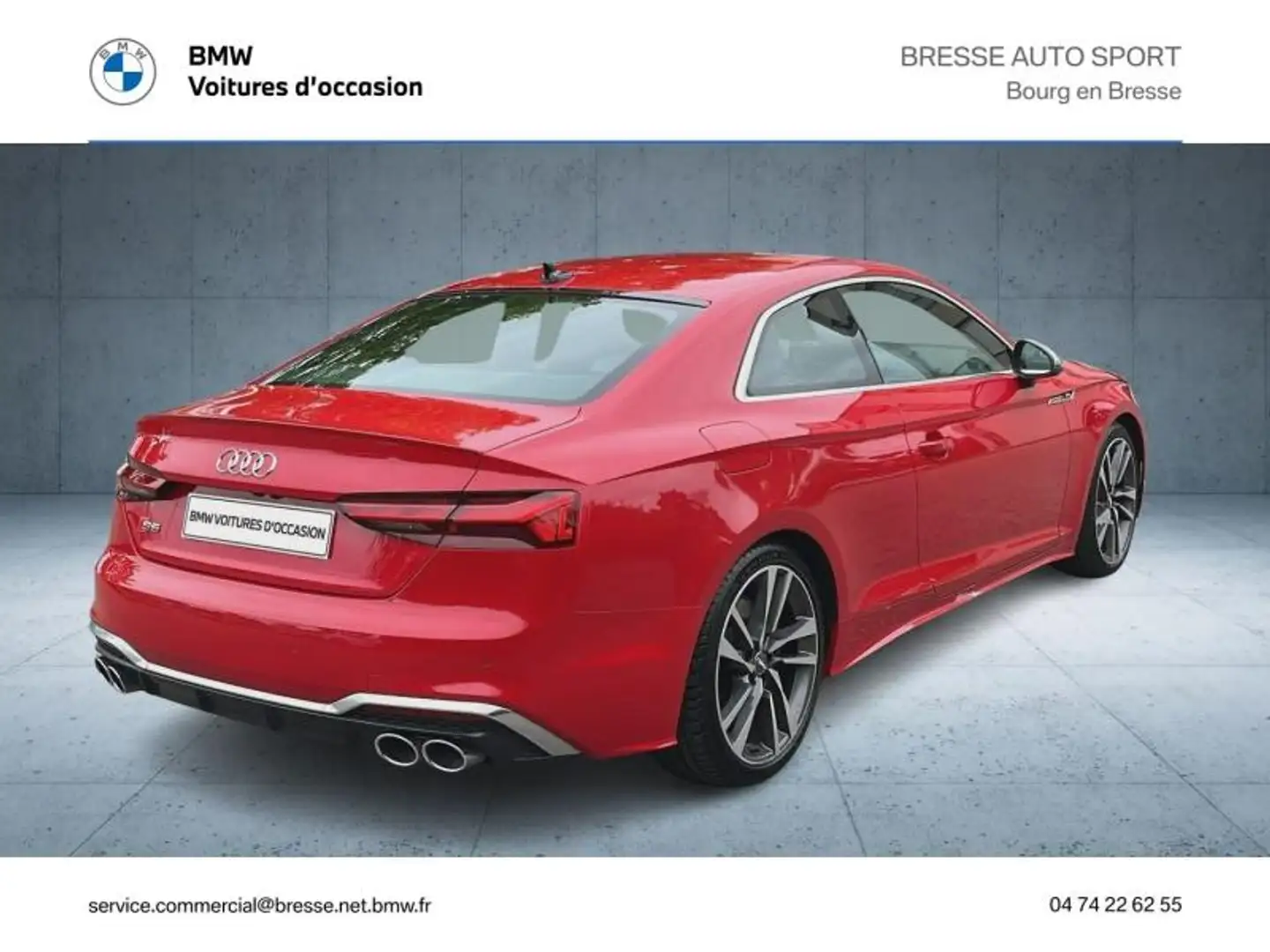 Audi S5 3.0 TDI 347ch quattro tiptronic 8 Rouge - 2