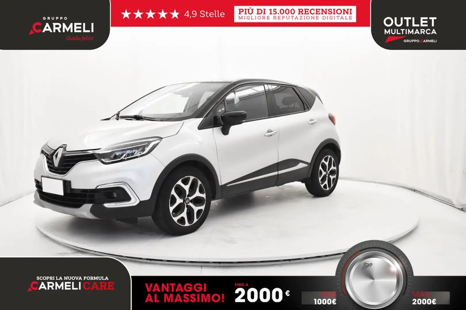 Renault Captur 1.5 dci Sport Edition2 90cv edc Silver - 1