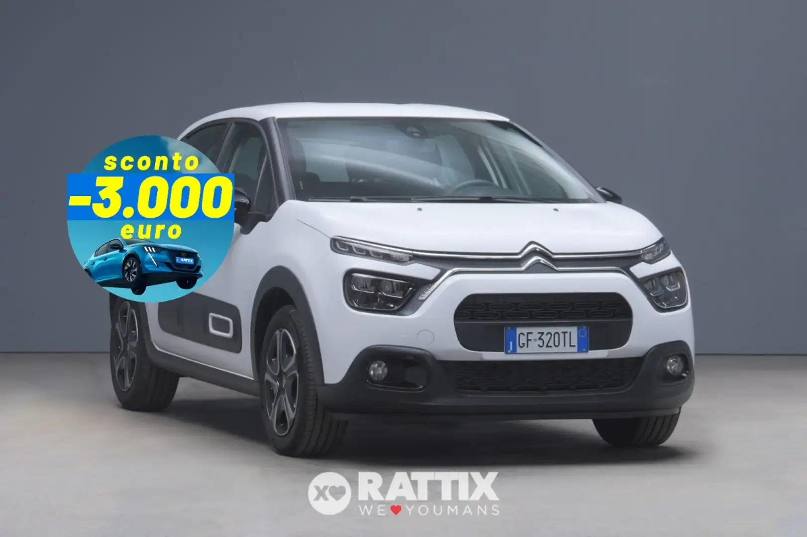 Citroen C3 1.2 Puretech 83CV Feel Pack Neopatentati Bianco - 1