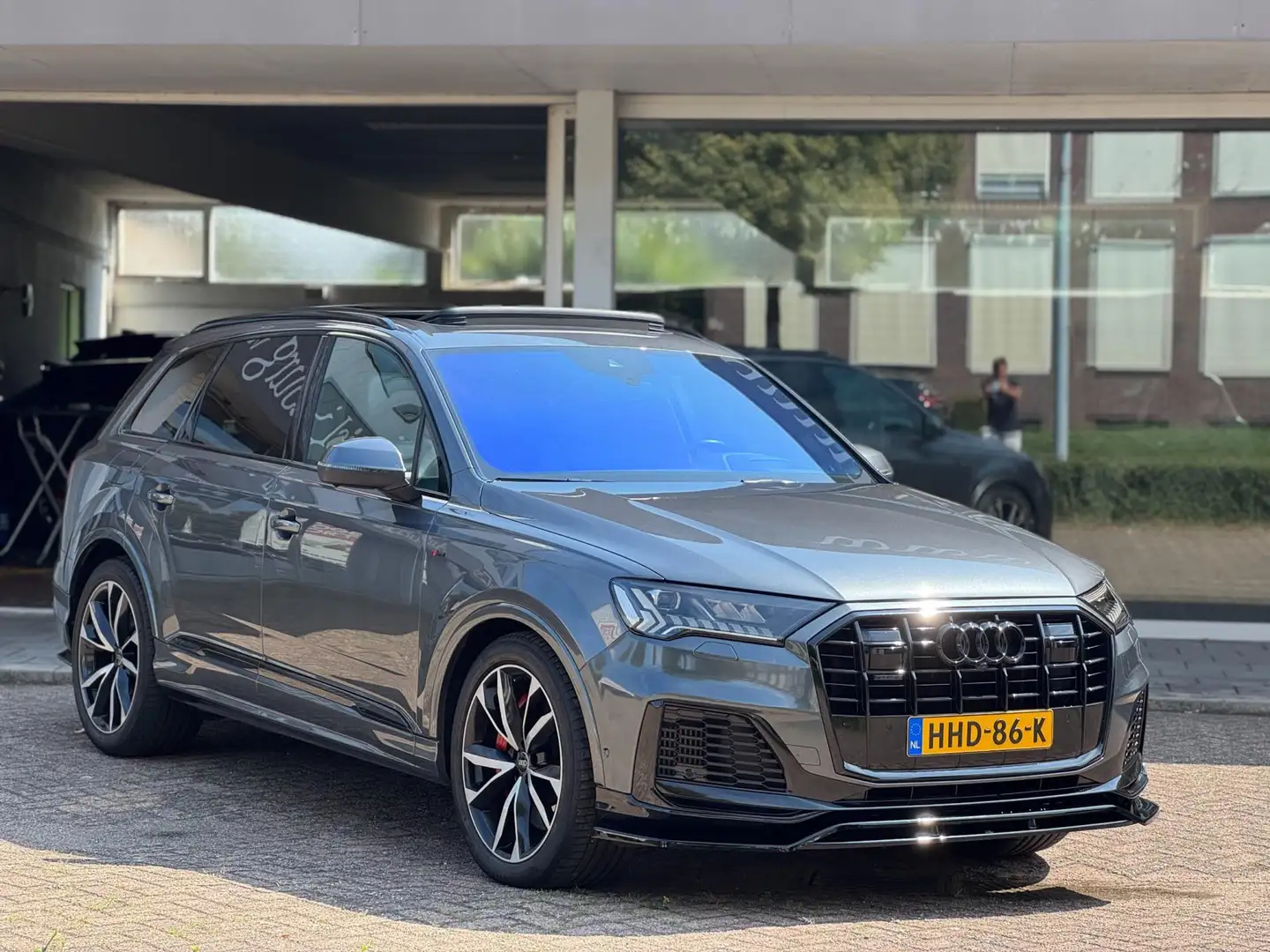 Audi Q7 55 TFSI e quattro Pro Line Plus|Luchtvering|B&O|Pa Gris - 2