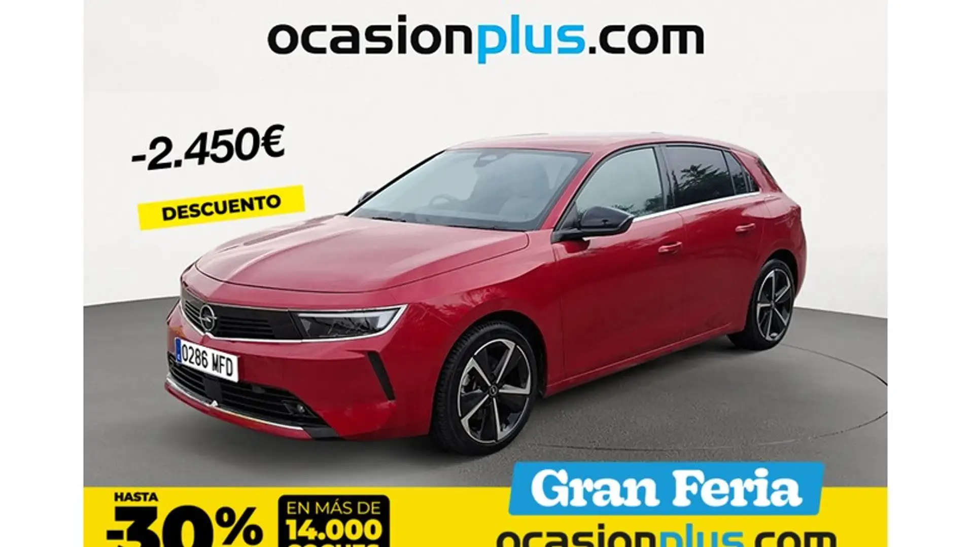 Opel Astra 1.5D DTH S/S Elegance Aut. 130 Rosso - 1