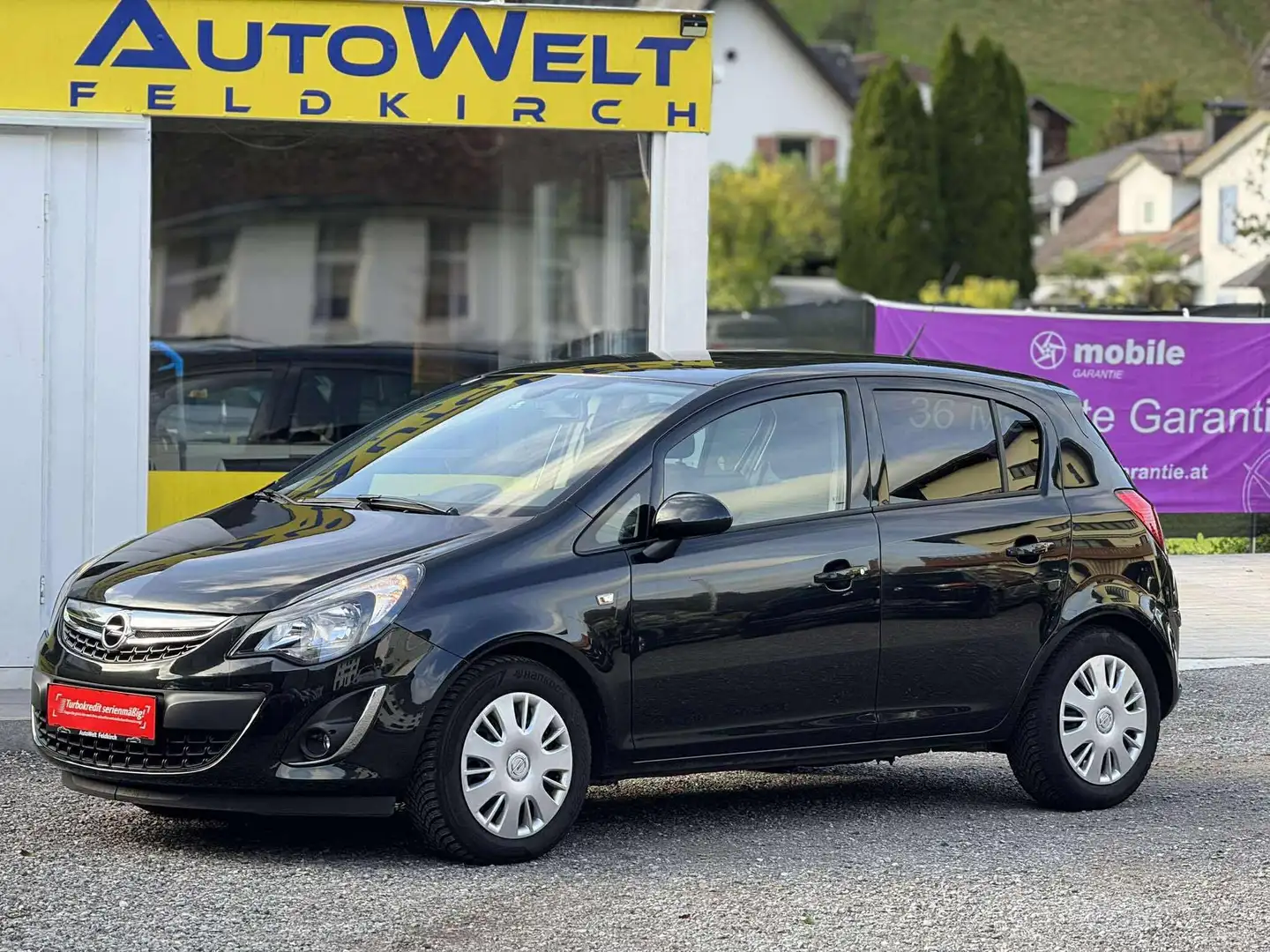 Opel Corsa Energy 1,2 Benzin ERSTBESITZ *TEMPOMAT *TEILLEDER Schwarz - 1