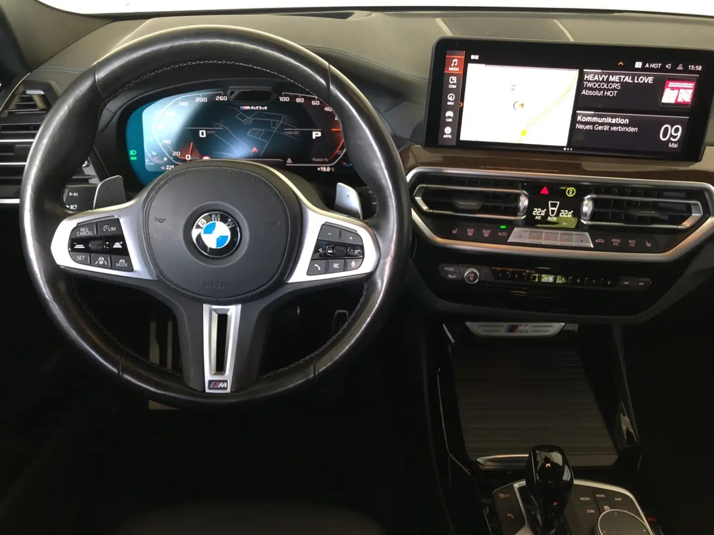 BMW X3 M 40d AHK/LASER/HUD/hk/MEMO/CAM/DAB/PRIVACY Grau - 2