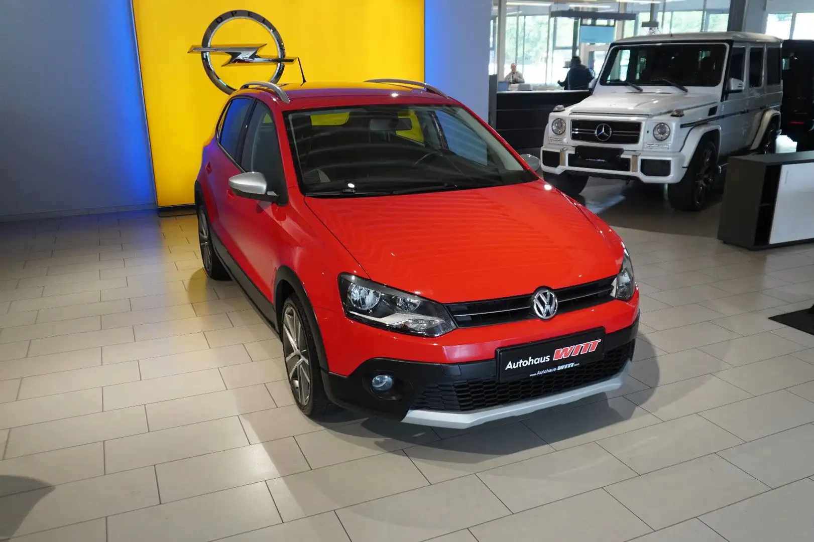Volkswagen Polo Cross °Sihzg°2.Hand°Scheckheft°Bluetooth° Rot - 1