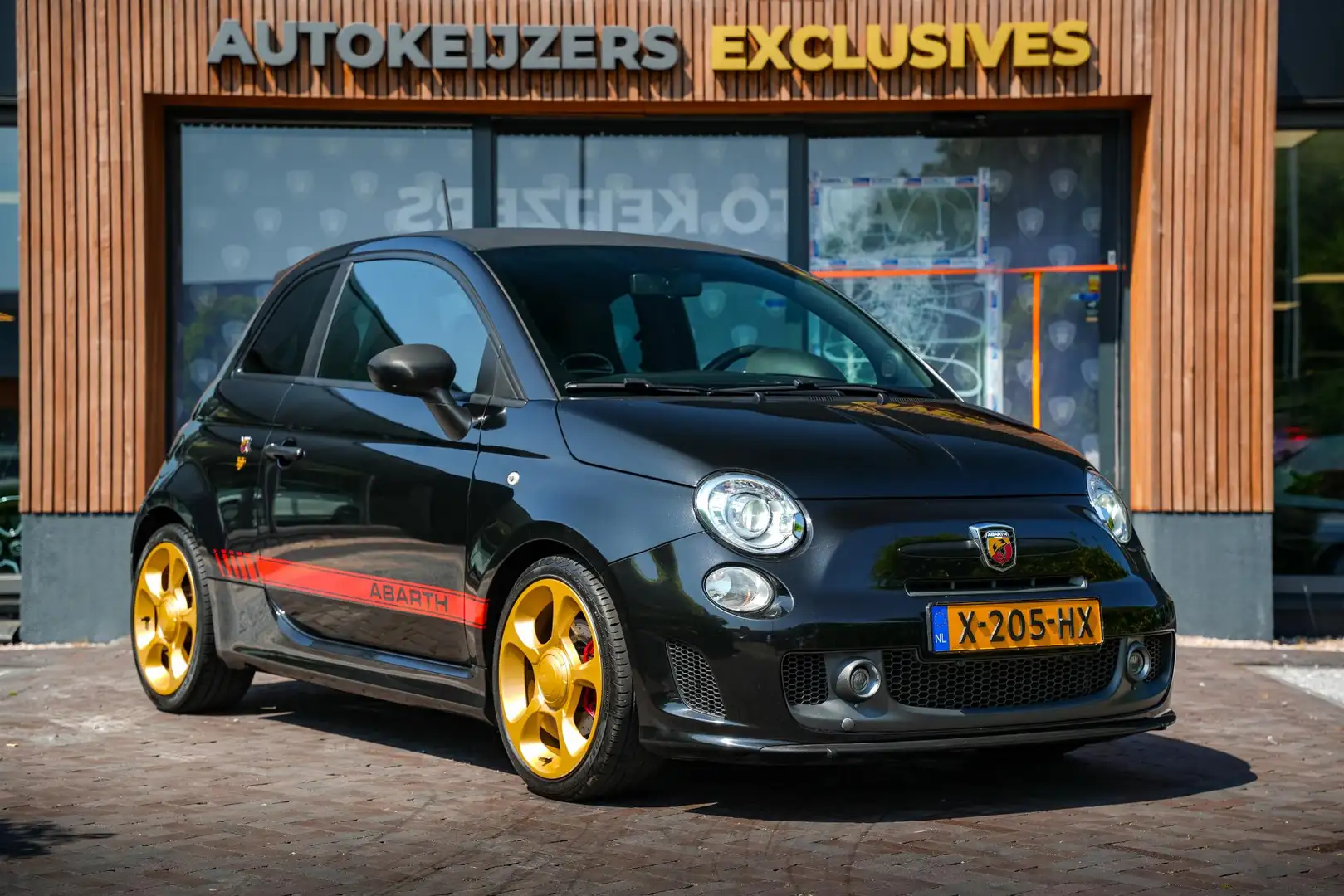 Fiat 500 Abarth 1.4 T-Jet Turismo 595 Clima Leer Xenon Sportstoele Noir - 1