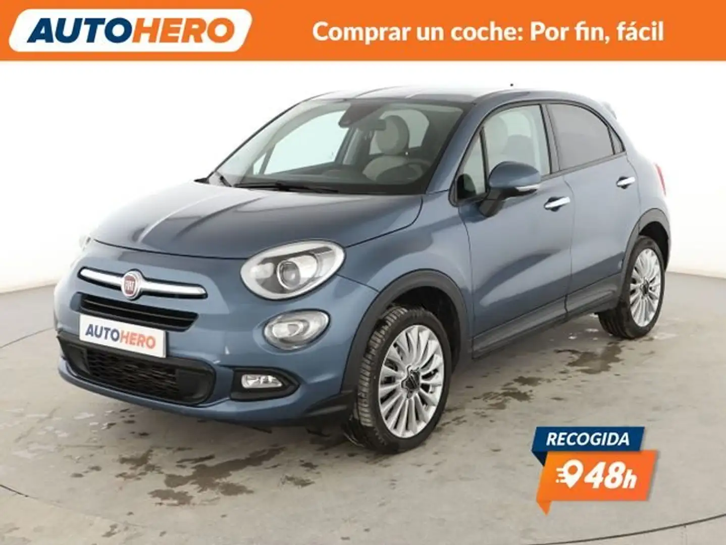 Fiat 500X 1.4 Turbo Lounge Azul - 1