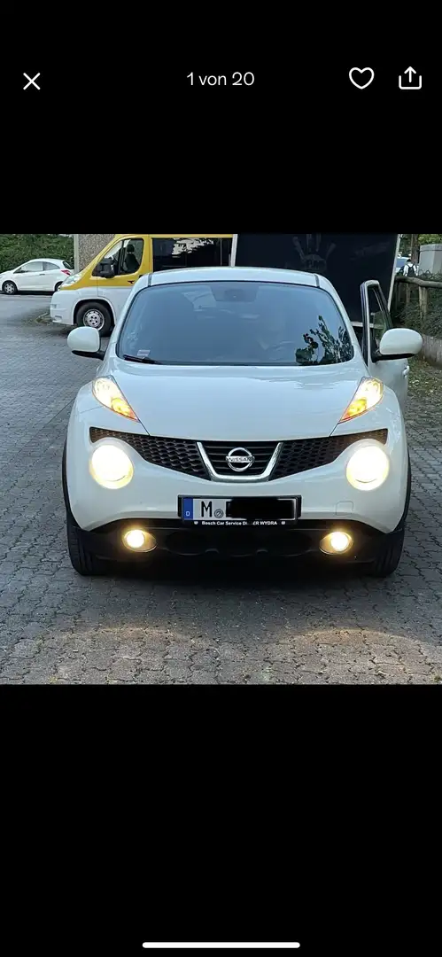 Nissan Juke 1.6 Tekna White - 1