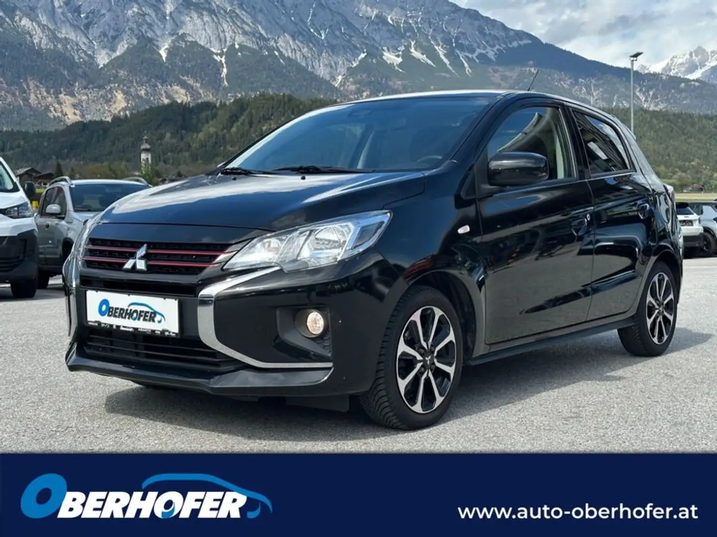 Mitsubishi Space Star Space Star 1,2 71PS Benzin  Invite AS&G Schwarz - 1