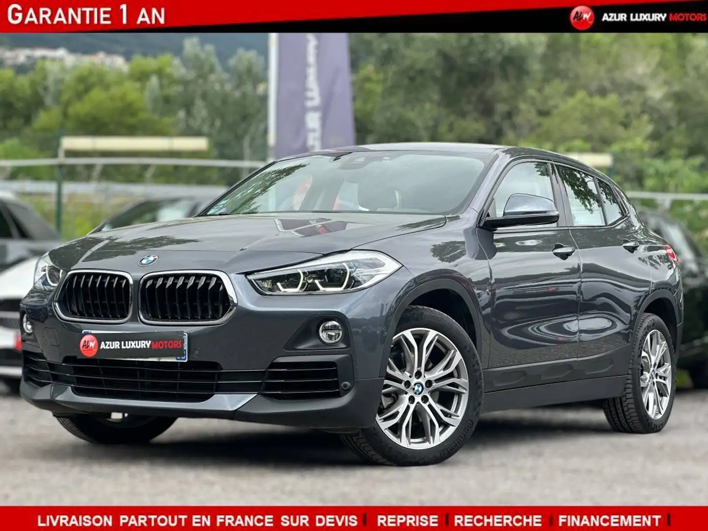 BMW X2 sDrive18i 140ch Lounge Euro6d-T 125g Grijs - 1
