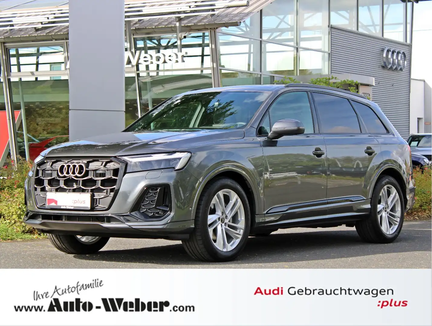 Audi Q7 50TDI qu S LINE BLACK PANO AHK MATRIX VC+HuD Grau - 1