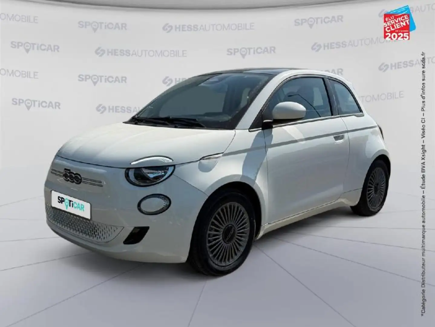 Fiat 500e E 95CH ICONE Blanc - 1
