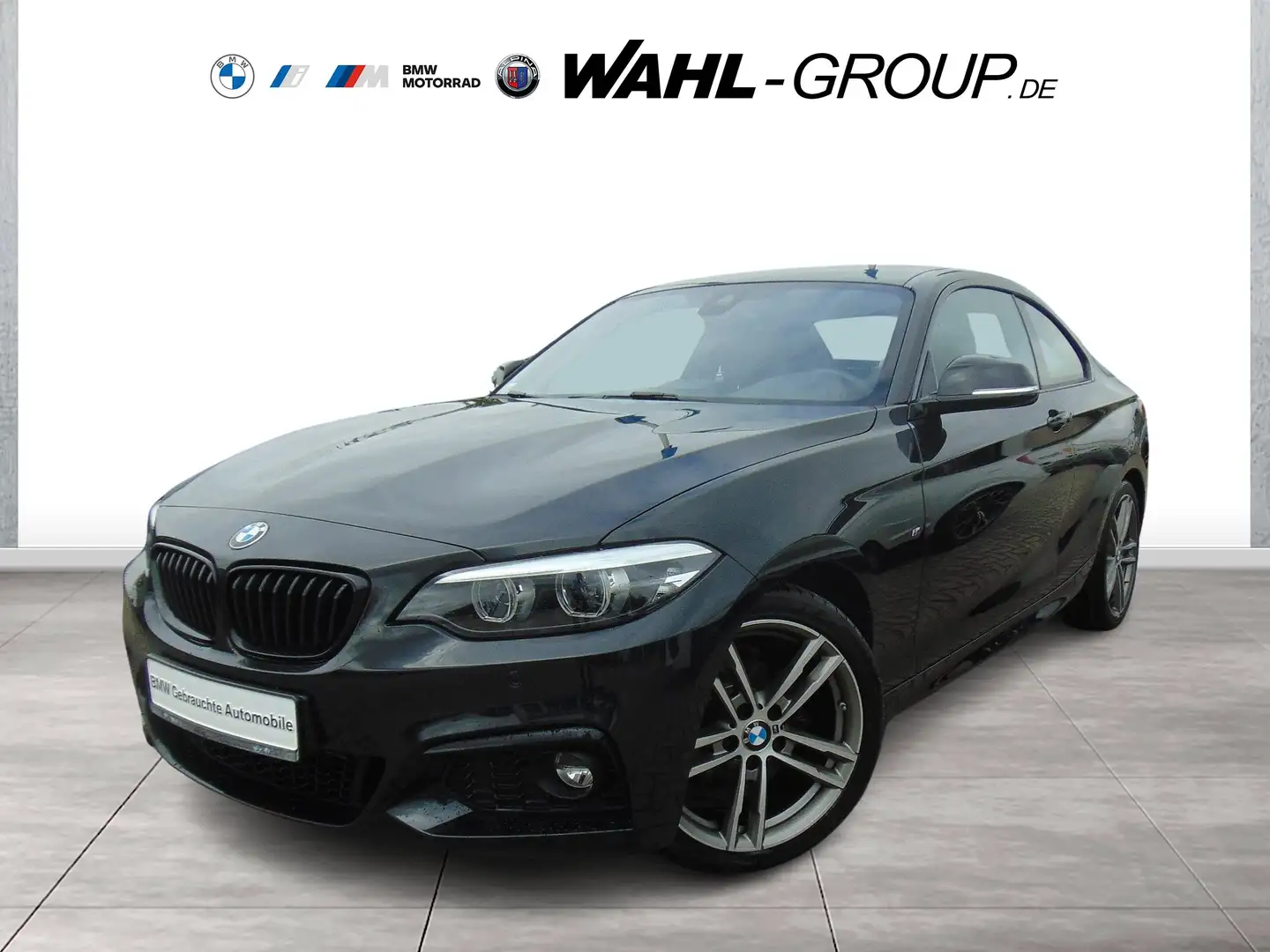 BMW 218 d COUPÉ M SPORT AUT NAVI LED GRA PDC KOMFORTZG Černá - 1