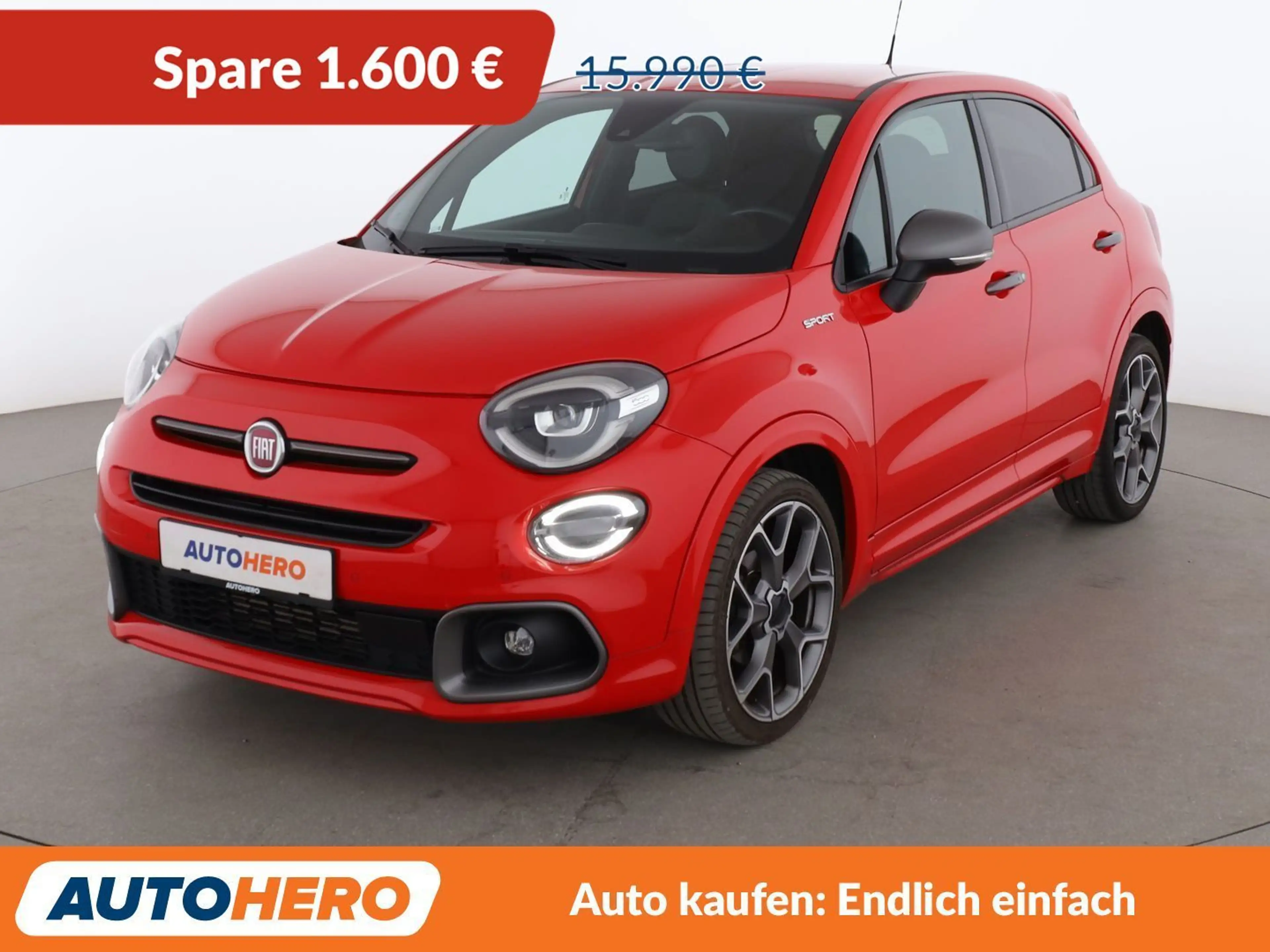 Fiat 500X 1.6 JTDM Sport Aut*NAVI*LED*ACC*CAM*PDC*SHZ*