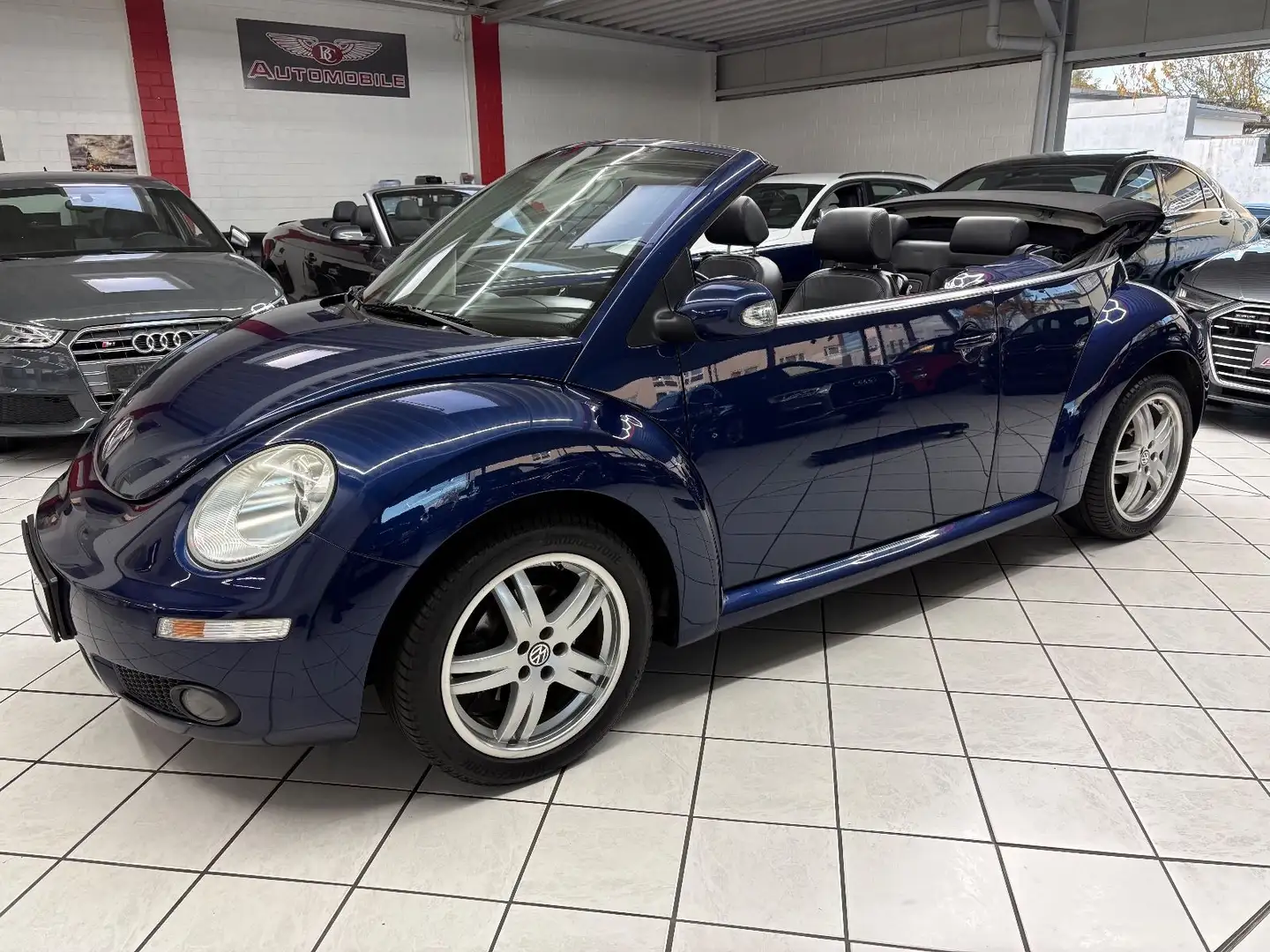 Volkswagen New Beetle Cabriolet1.6 PDC LEDER ZAHNRIEMEN NEU Blau - 1