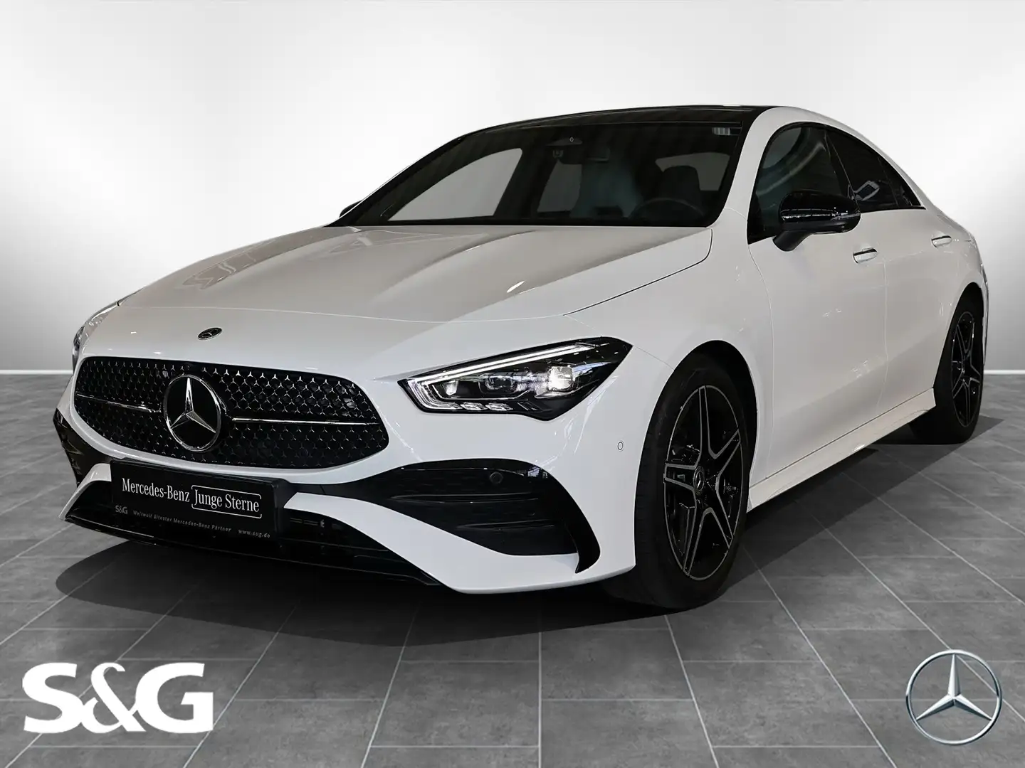 Mercedes-Benz CLA 200 Coupé AMG PANORAMA+BURMESTER+DISTRONIC Fehér - 1