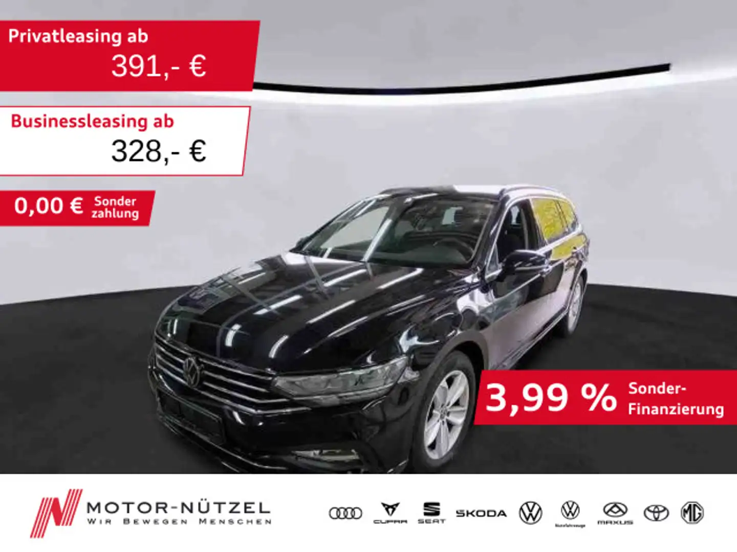 Volkswagen Passat Variant 2.0 TDI DSG BUSINESS LED+AHK+ACC Schwarz - 1