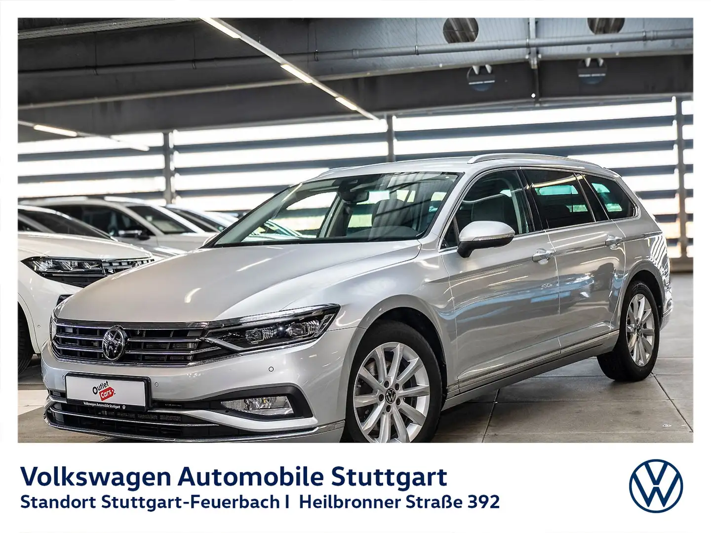 Volkswagen Passat Variant 2.0 TDI Elegance DSG Navi AHK Silber - 1