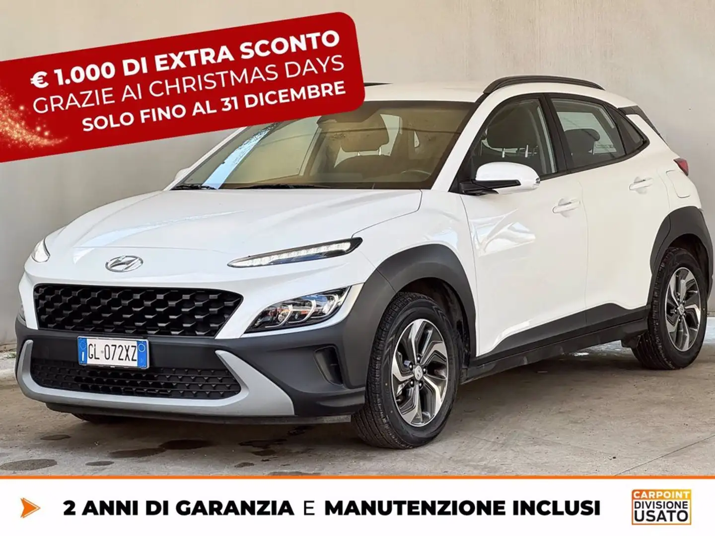 Hyundai KONA 1.6 gdi hev xline safety pack 2wd 141cv dct Bianco - 1