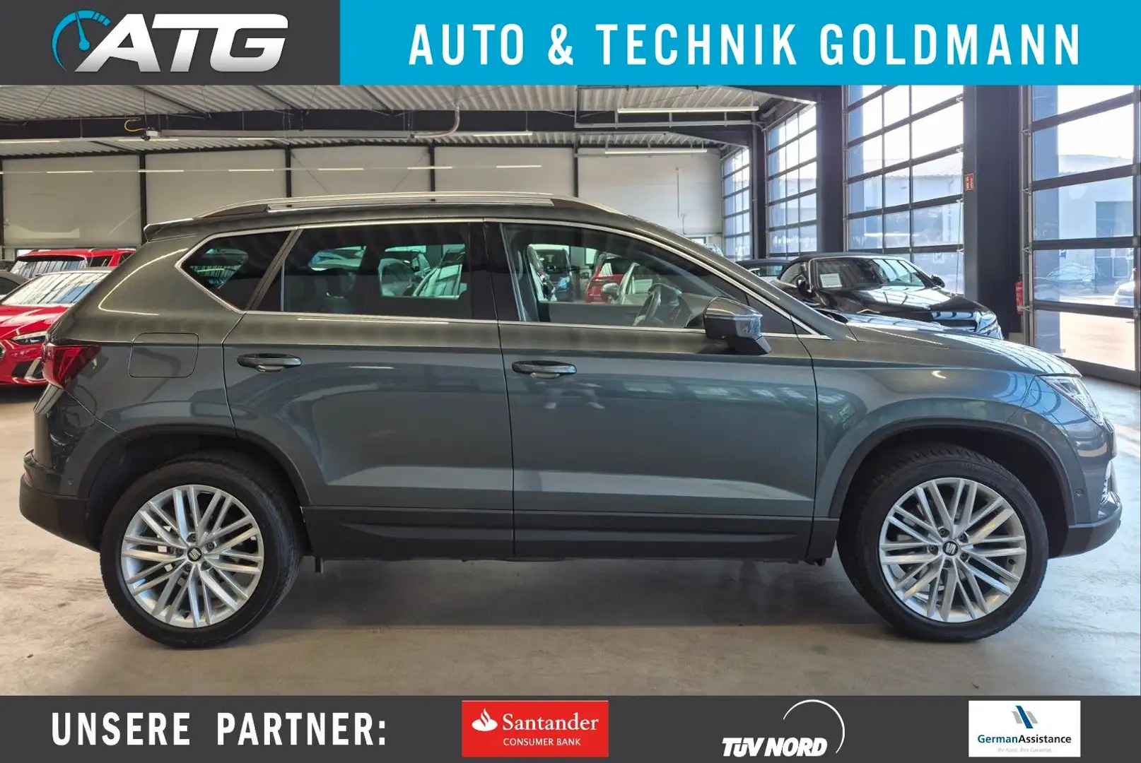 SEAT Ateca ATECA 1.4 TSI XCELLENCE NAVI PANO LED ACC AHK Gris - 1