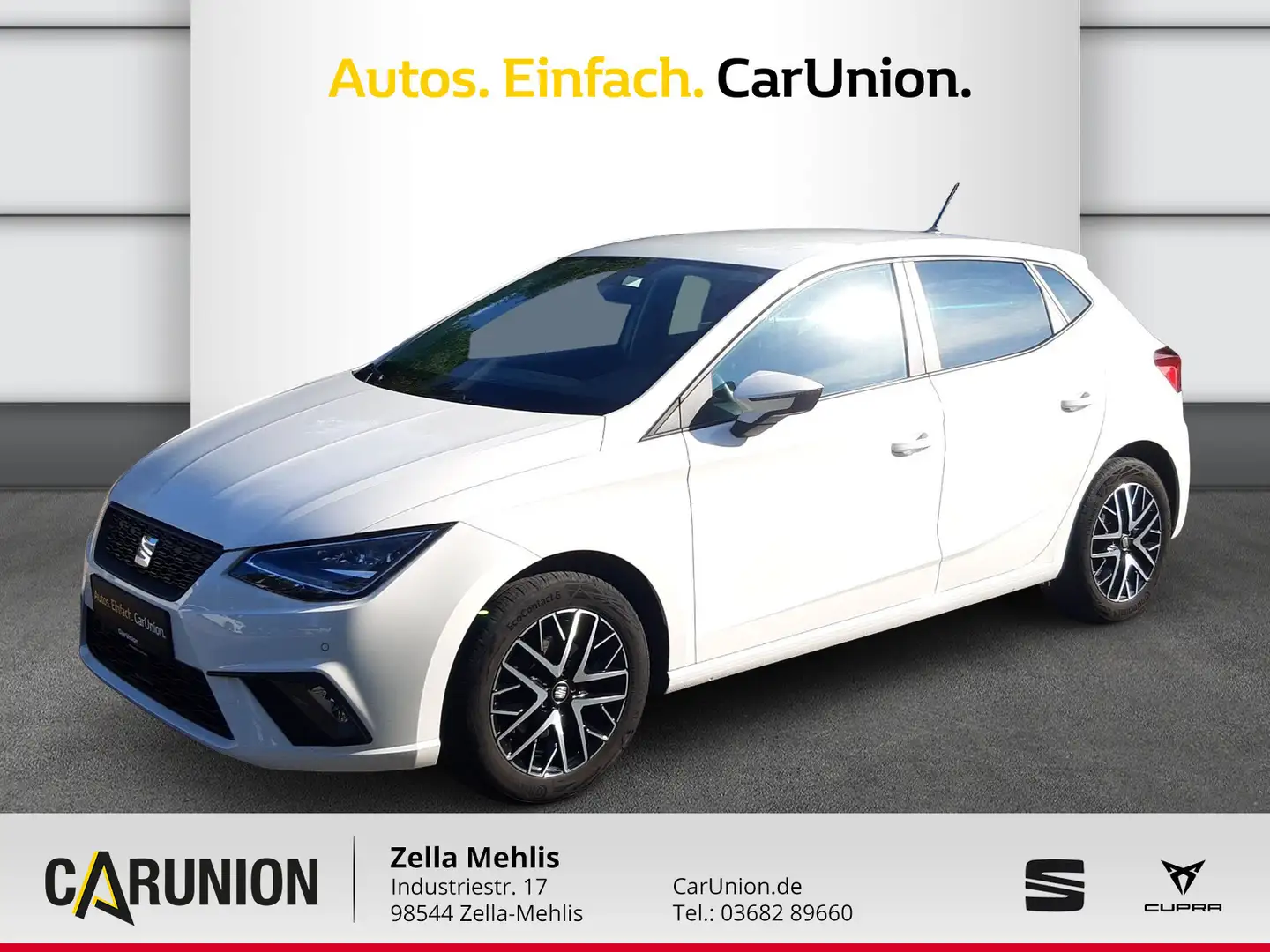 SEAT Ibiza Style 1.0 TSI *LED*NAVI*KAMERA*SITZH* Weiß - 1