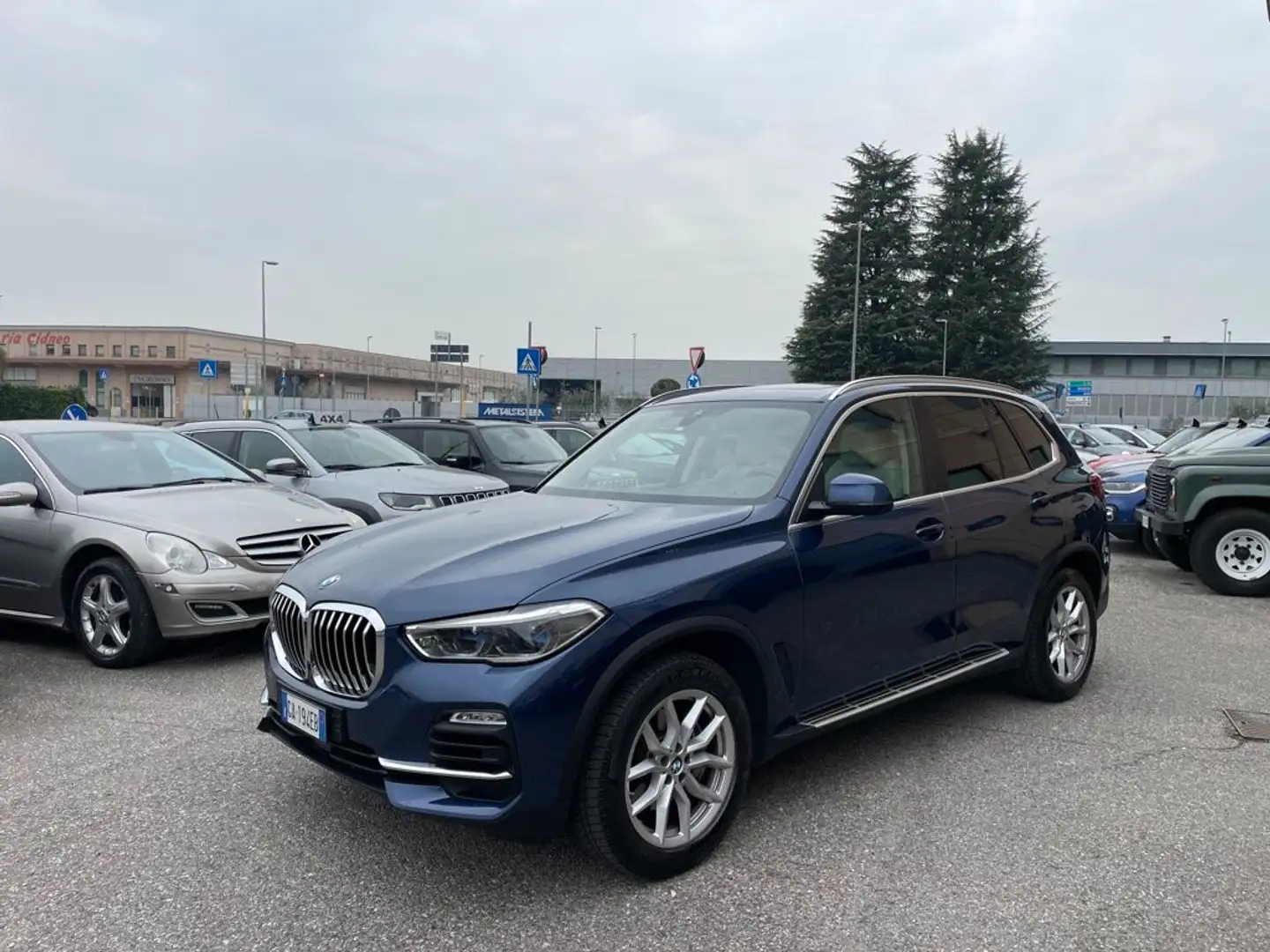 BMW X5 xdrive30d Business auto 7 POSTI TETTO SED ELETT Bleu - 1