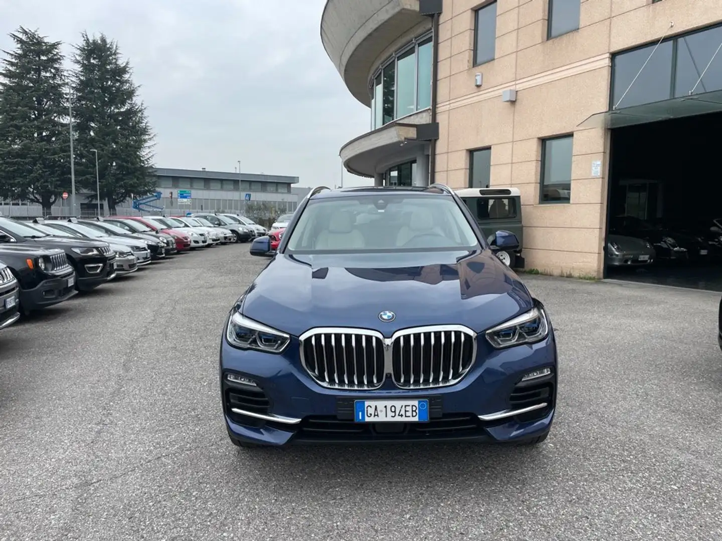 BMW X5 xdrive30d Business auto 7 POSTI TETTO SED ELETT Bleu - 2