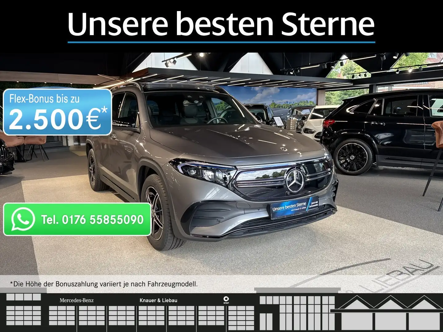 Mercedes-Benz EQB 300 EQB 300 4M AMG Line*Night*FAP*Pano*360°*Ambiente Gris - 1
