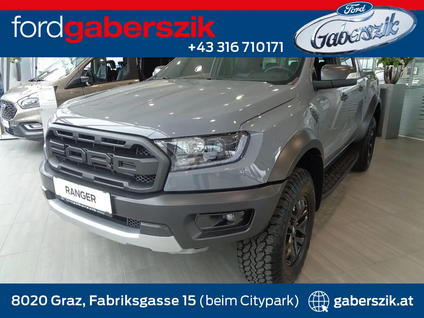 Ford Ranger Doppelkabine Raptor 4x4 2,0 EcoBlue Aut. Grau - 1