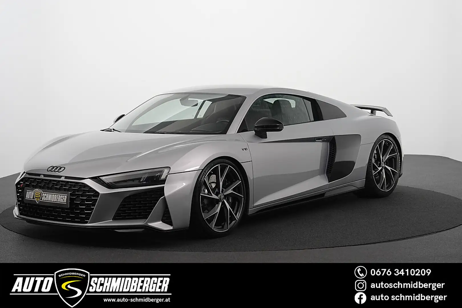 Audi R8 Coupé V10 S-tronic*RWD*VOLL LED LASERLIGHT* Silber - 1