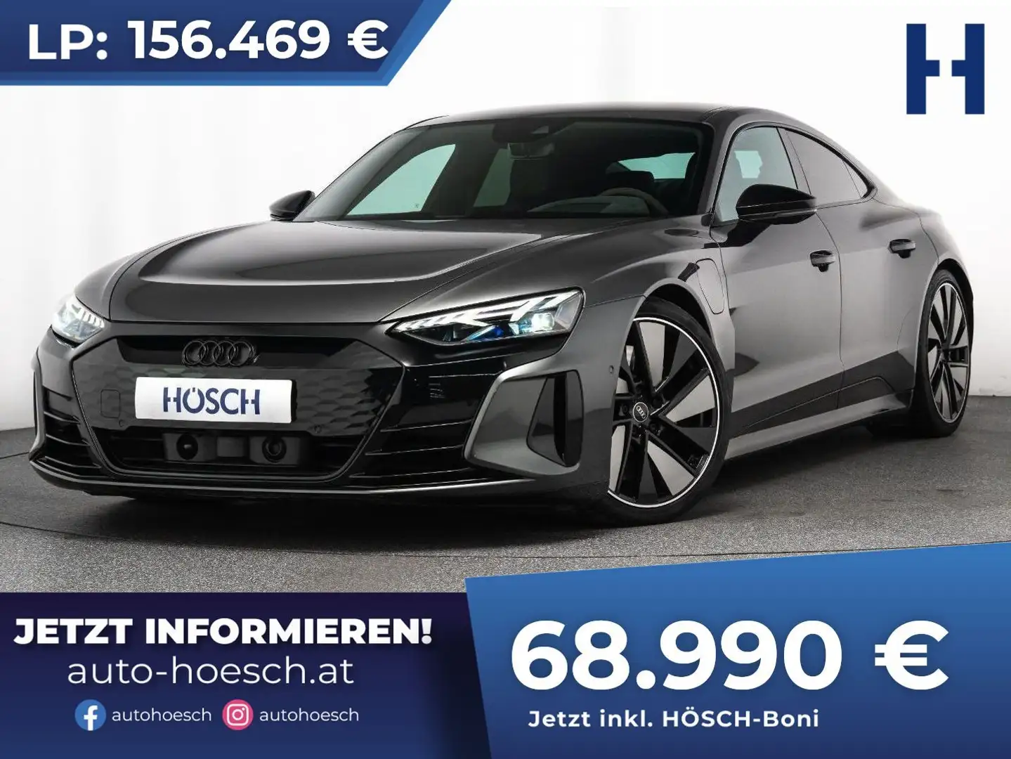 Audi e-tron GT RS quattro 21" BLACK LASER B&O PANO DESIGN Grau - 1