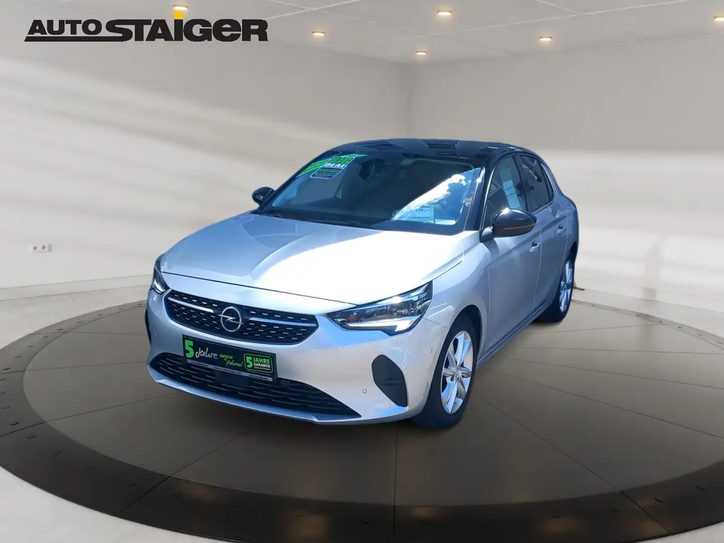 Opel Corsa F 1.2 Elegance Klimaanlage, PDC, SHZ, Silber - 2