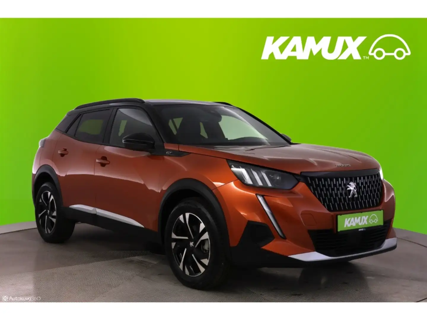Peugeot 2008 1.2PureTech GT+LED+NAVI+KAMERA+PDC Oranje - 1